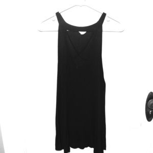 Black cut out tank